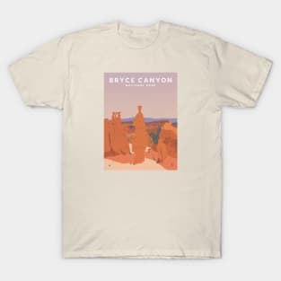 Bryce Canyon National Park, Utah Travel Poster T-Shirt